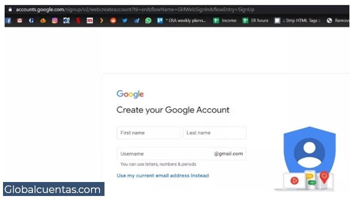 Cómo crear una nueva cuenta de Gmail