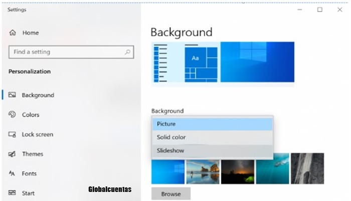 ¿Cómo establecer el fondo de pantalla en vivo de Windows 10?